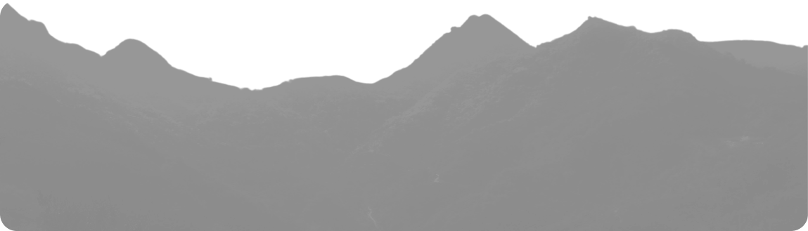 siluet gunung